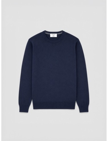 jersey Cashmere Knit Gran Sasso Azul marino