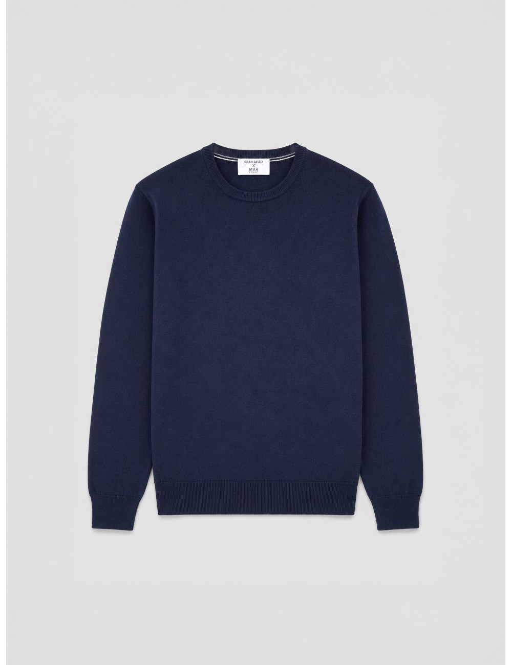 jersey Cashmere Knit Gran Sasso Azul marino