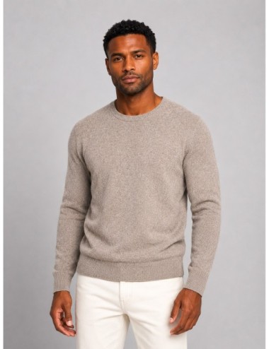 jersey Cashmere Knit Gran Sasso Topo