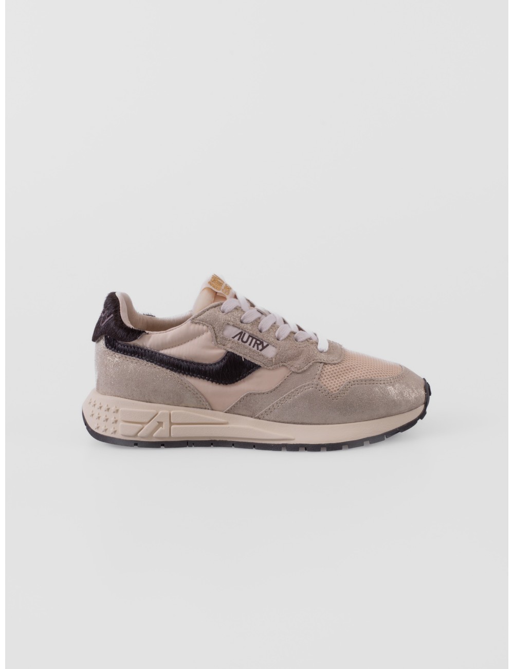 Sneakers Reelwind Low de Autry en platino y marrón
