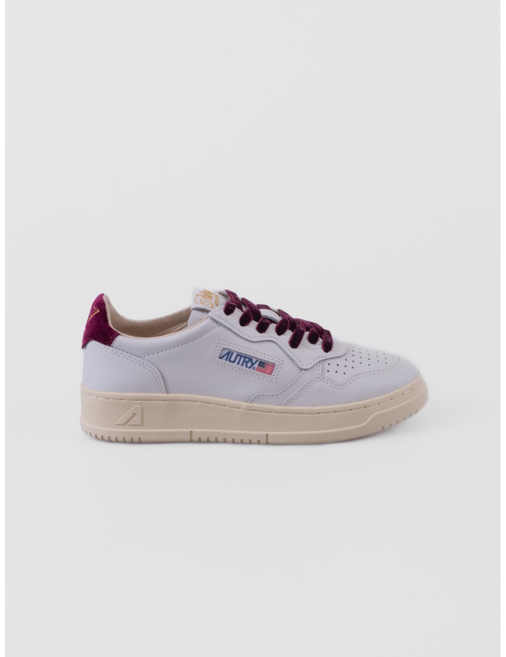 Sneakers Medalist Low de Autry en blanco y Fig