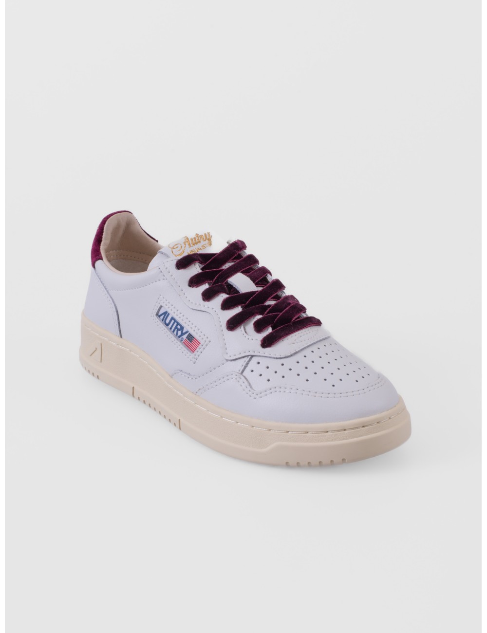 Sneakers Medalist Low de Autry en blanco y Fig