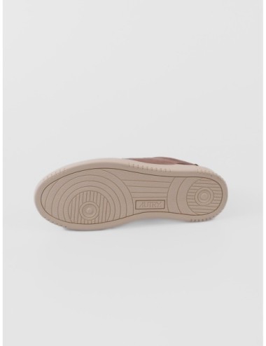 Sneakers Autry Medalist Low en taupe y Cotto