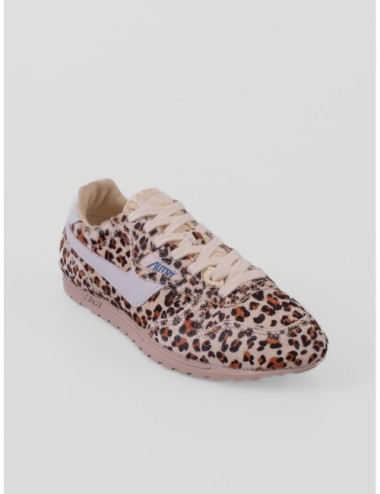 Sneakers Autry Windspin Low en leopardo y blanco