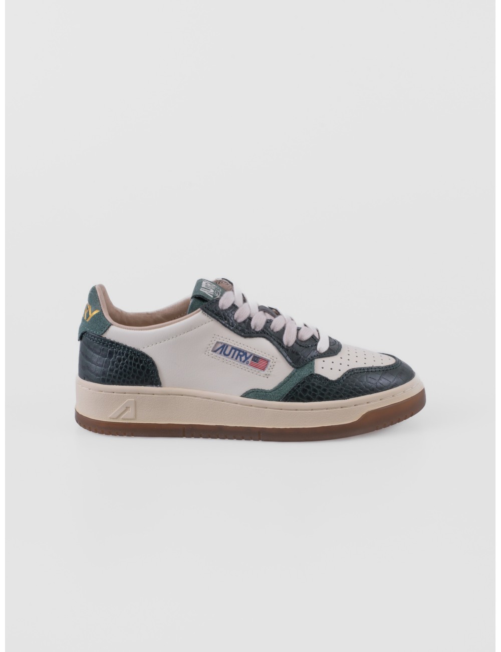 Sneakers Autry Medalist Low en Marshmallow y verde