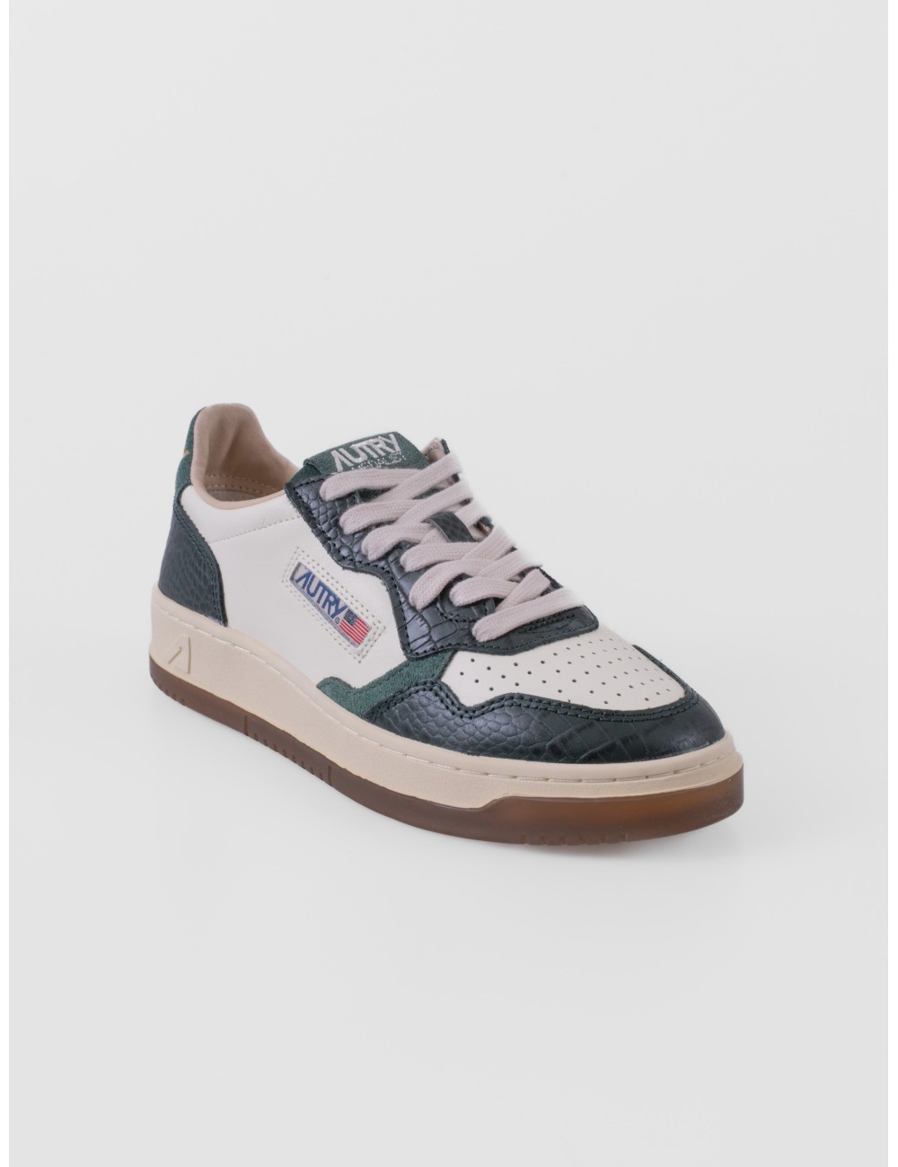 Sneakers Autry Medalist Low en Marshmallow y verde