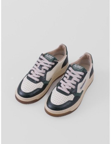 Sneakers Autry Medalist Low en Marshmallow y verde