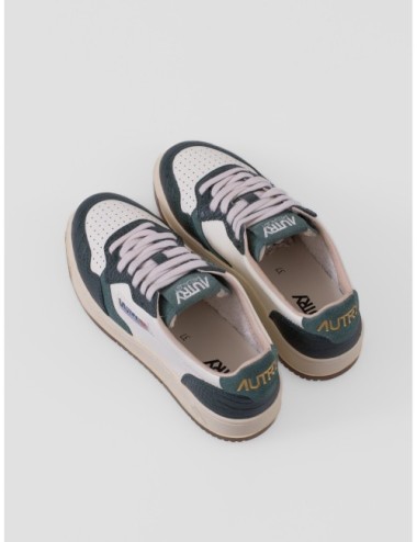 Sneakers Autry Medalist Low en Marshmallow y verde