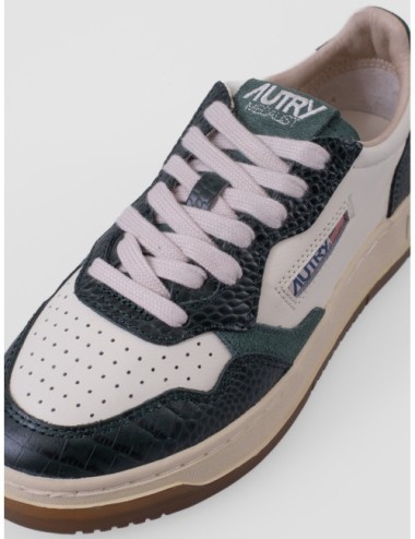 Sneakers Autry Medalist Low en Marshmallow y verde