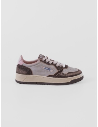 Sneakers Autry Medalist Low en plata y Mustang