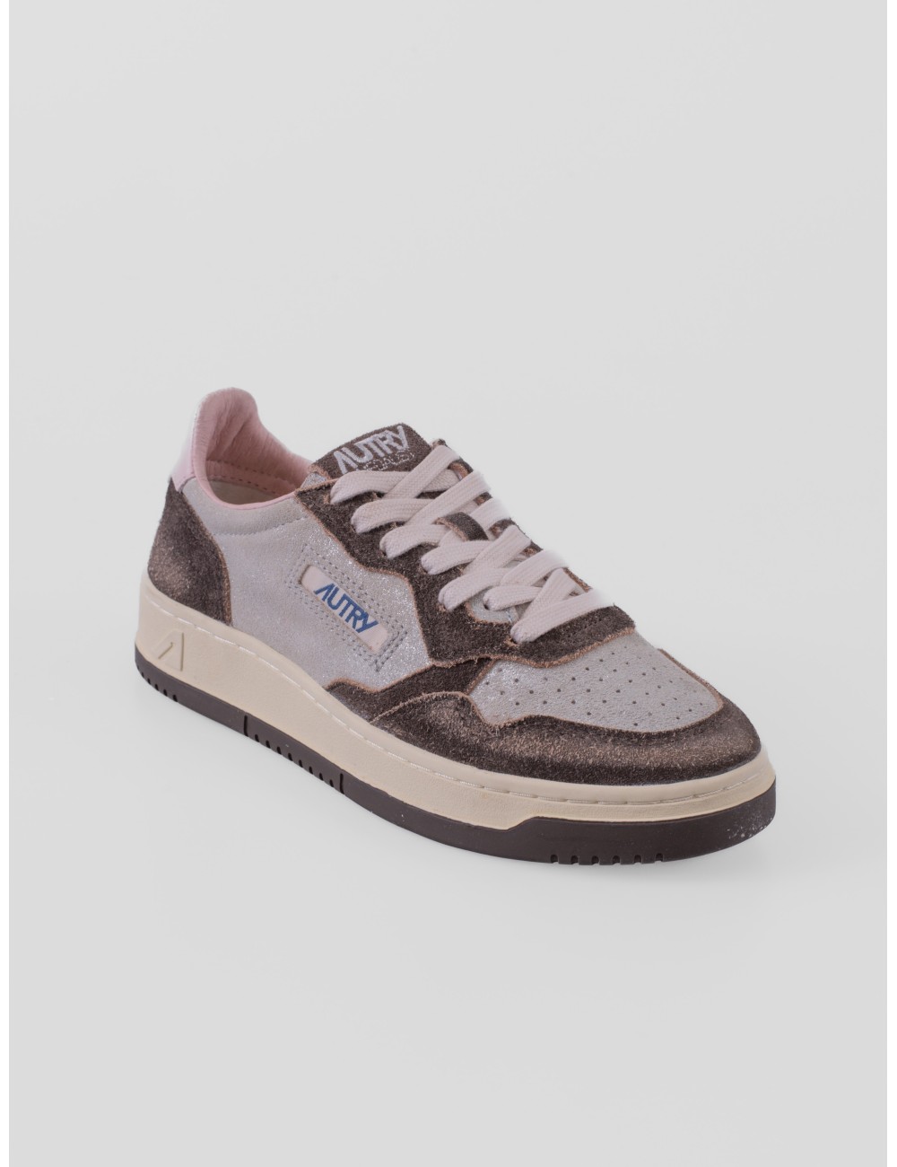 Sneakers Autry Medalist Low en plata y Mustang