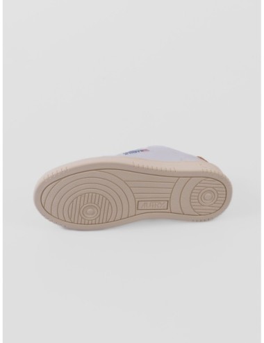 Sneakers Autry Medalist Low en blanco y estampado leopardo