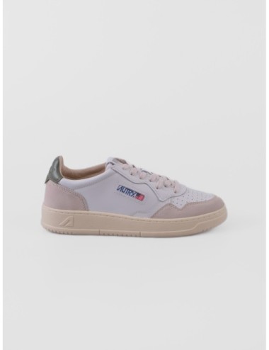 Sneakers Autry Medalist Low en blanco y verde bronce