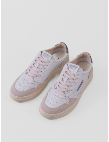 Sneakers Autry Medalist Low en blanco y verde bronce