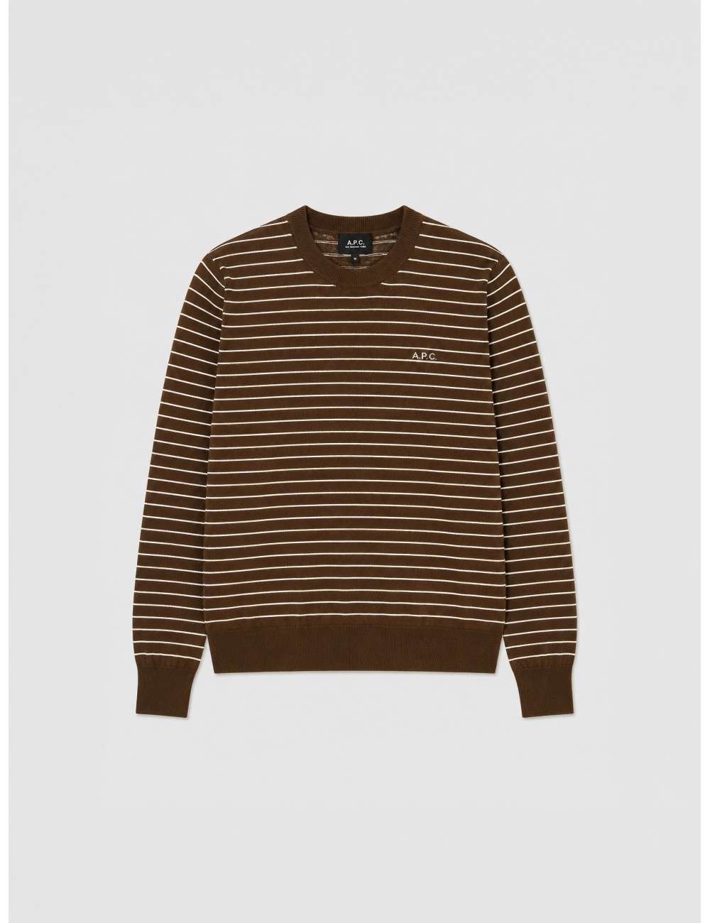 Jersey Sima de A.P.C. en marrón y crudo