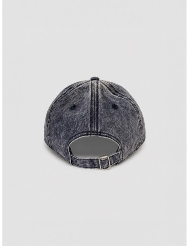 Gorra Embroidered Cotton Baseball Cap Replay azul