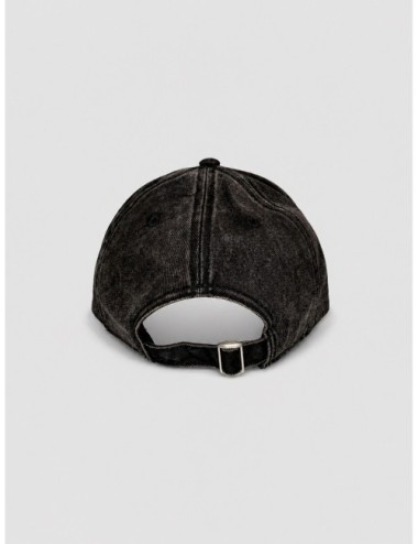 Gorra Embroidered Cotton Baseball Cap Replay negro