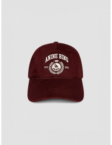 Gorra Jeremy Baseball Collegiate Cap ANINE BING burdeos