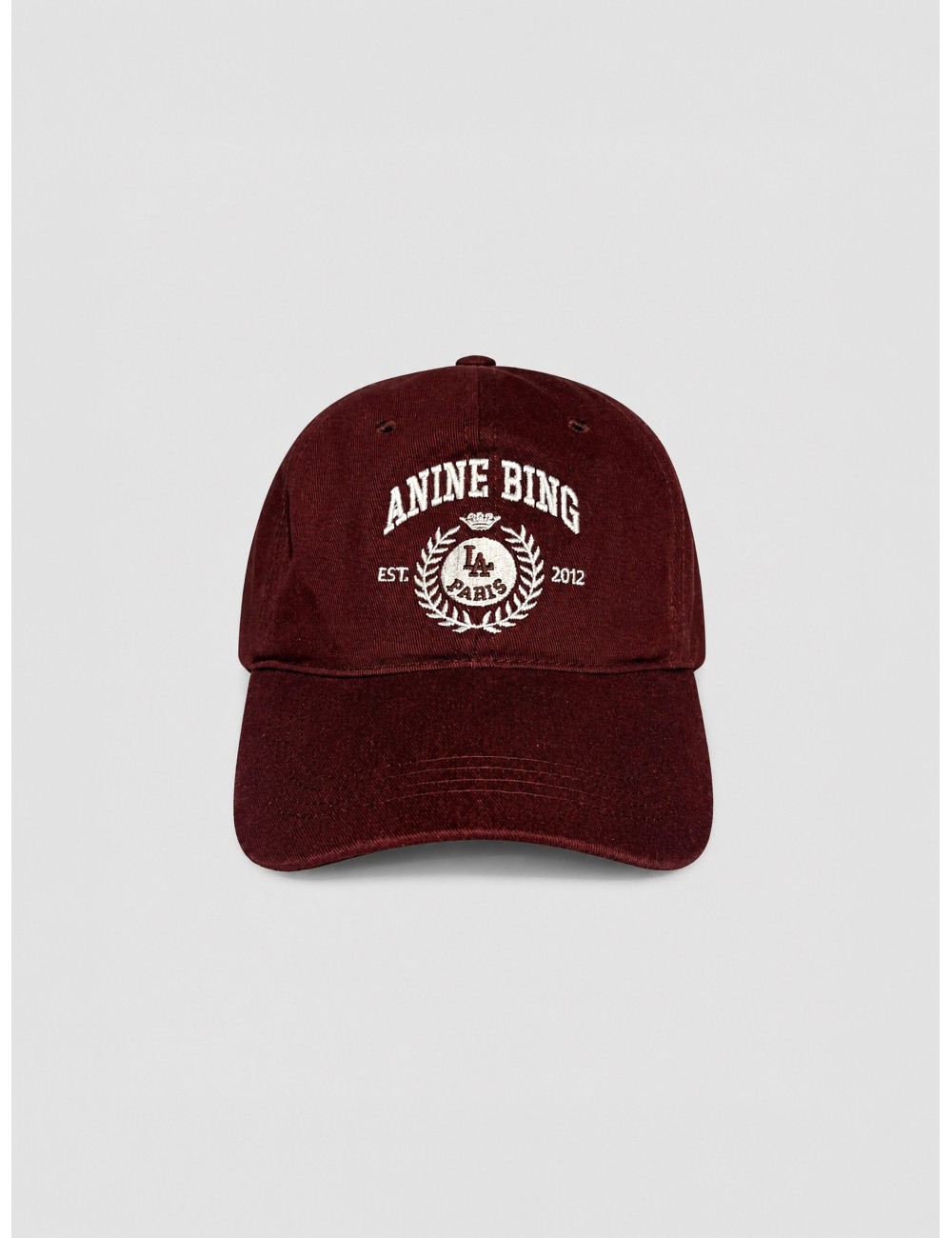 Gorra Jeremy Baseball Collegiate Cap ANINE BING burdeos