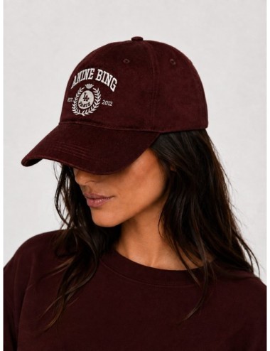 Gorra Jeremy Baseball Collegiate Cap ANINE BING burdeos