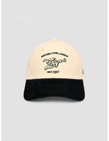 Gorra New Earzy Velvet Tennis Cap Zadig&Voltaire blanco roto y negro