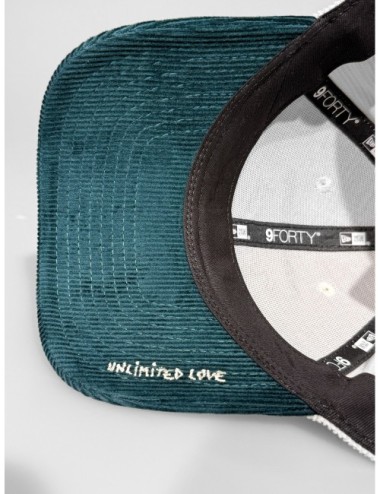 Gorra New Earzy Velvet Tennis Cap Zadig&Voltaire blanco roto y negro