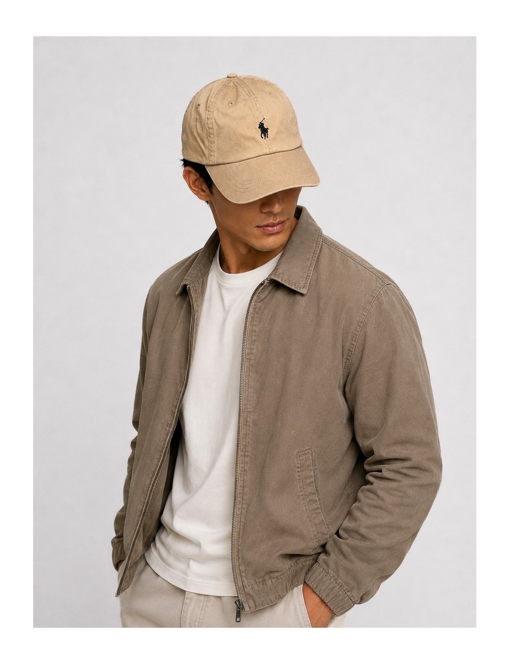 Gorra Cotton Chino Ball Cap Polo Ralph Lauren beige y azul marino