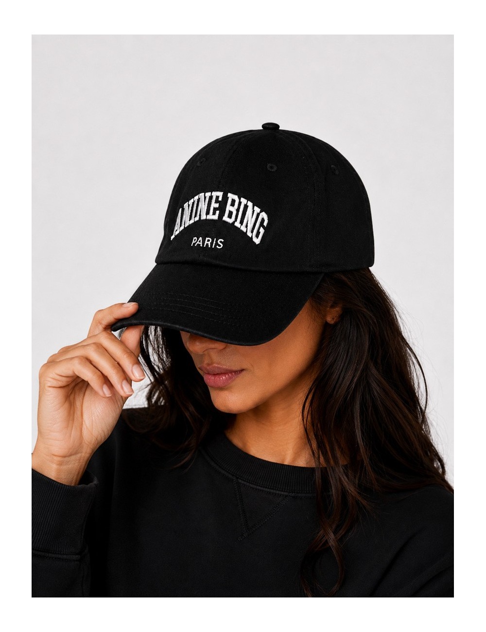 Gorra Jeremy Baseball Cap Anine Bing Paris ANINE BING negro