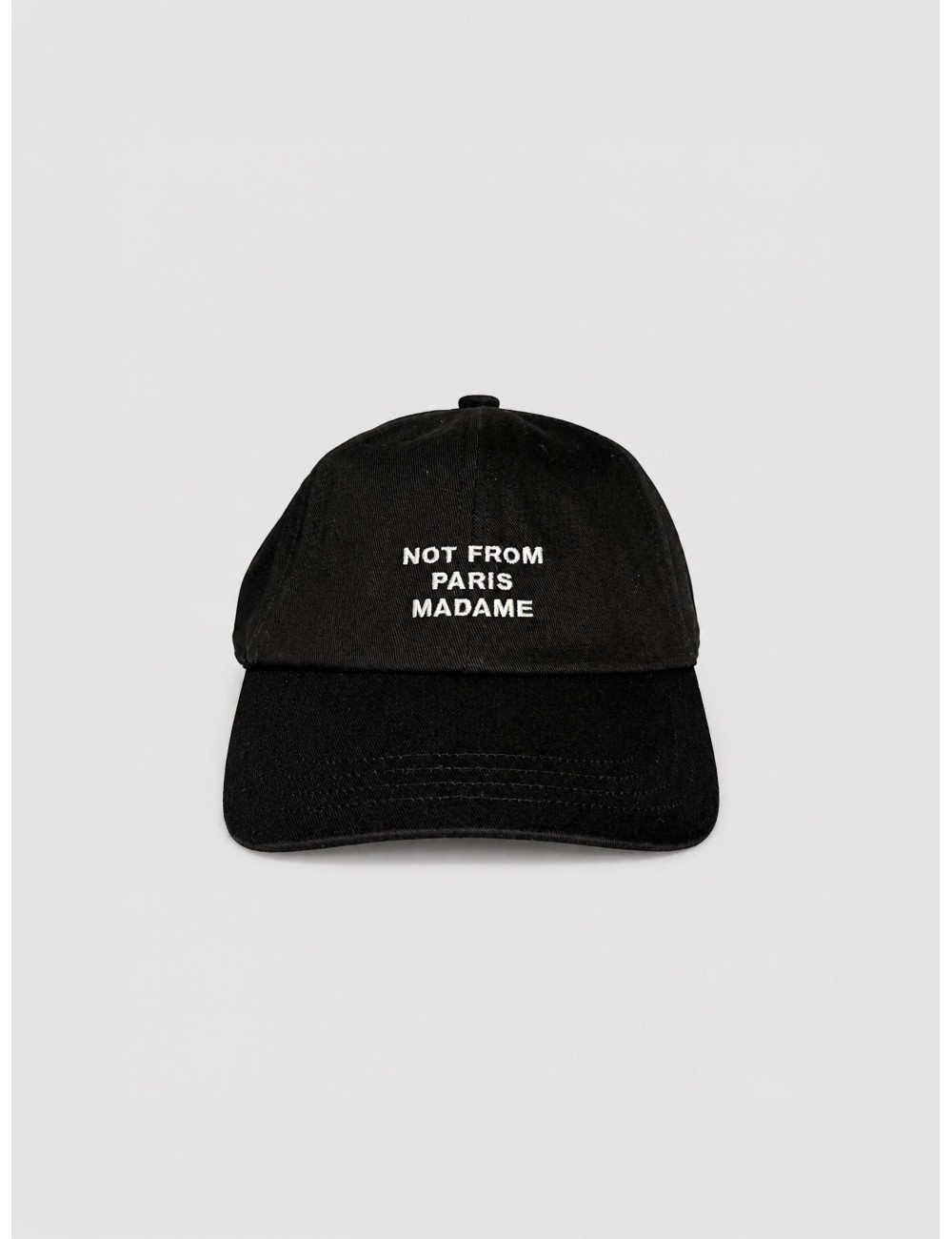 Gorra La Casquette Slogan Drôle de Monsieur negro