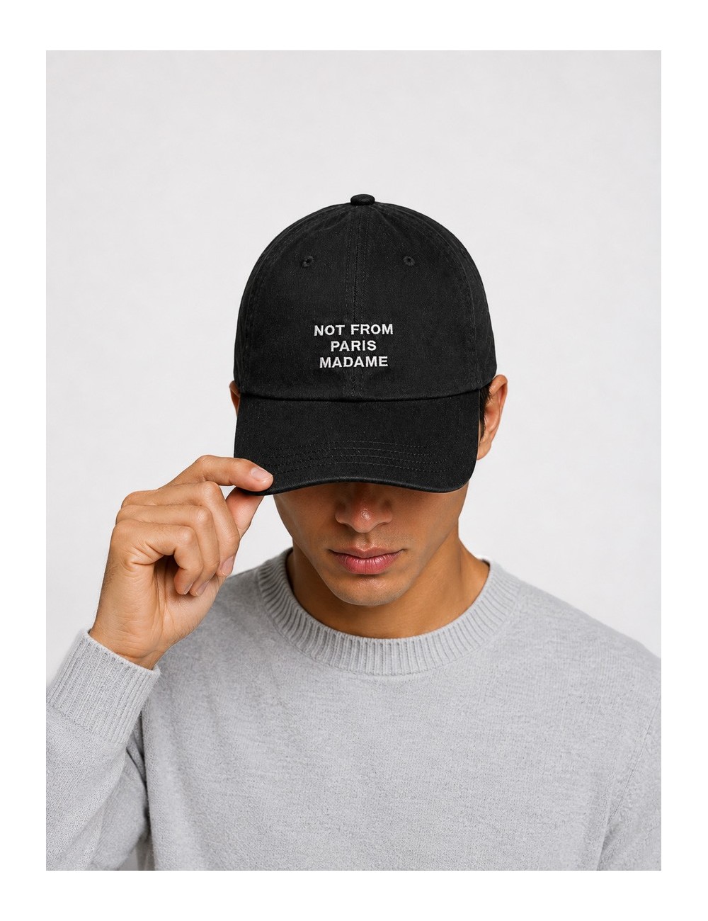 Gorra La Casquette Slogan Drôle de Monsieur negro