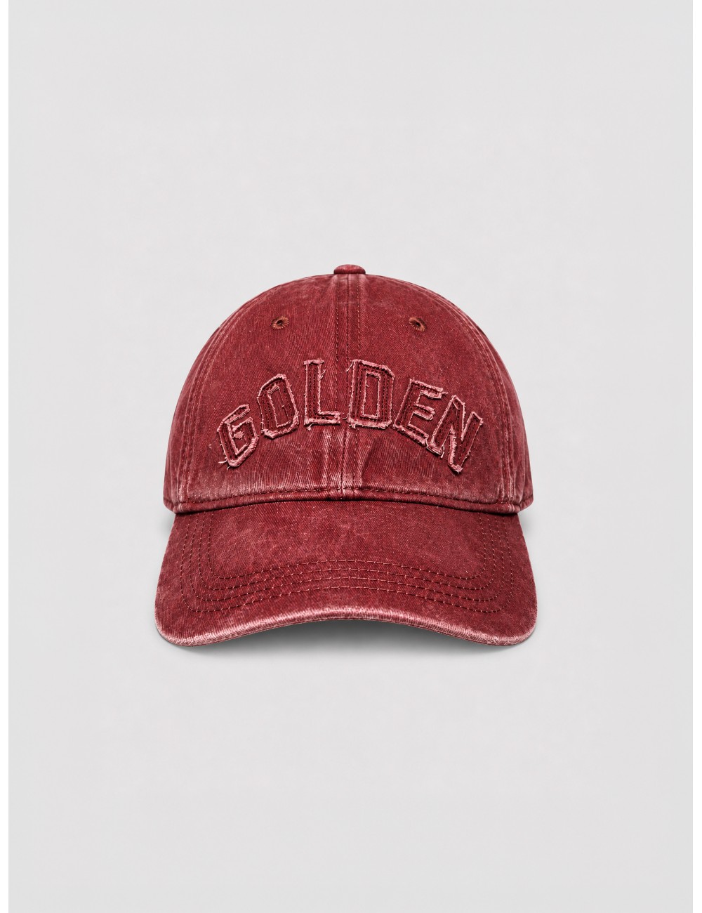 Gorra Deconstructed Baseball Cap Golden Goose vino