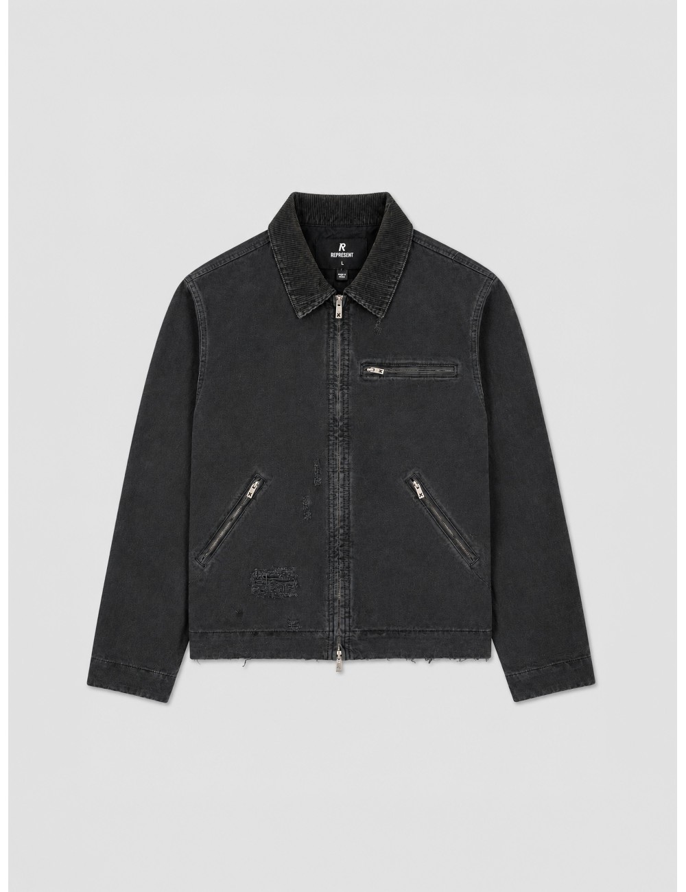 Chaqueta The Work Jacket de Represent en negro