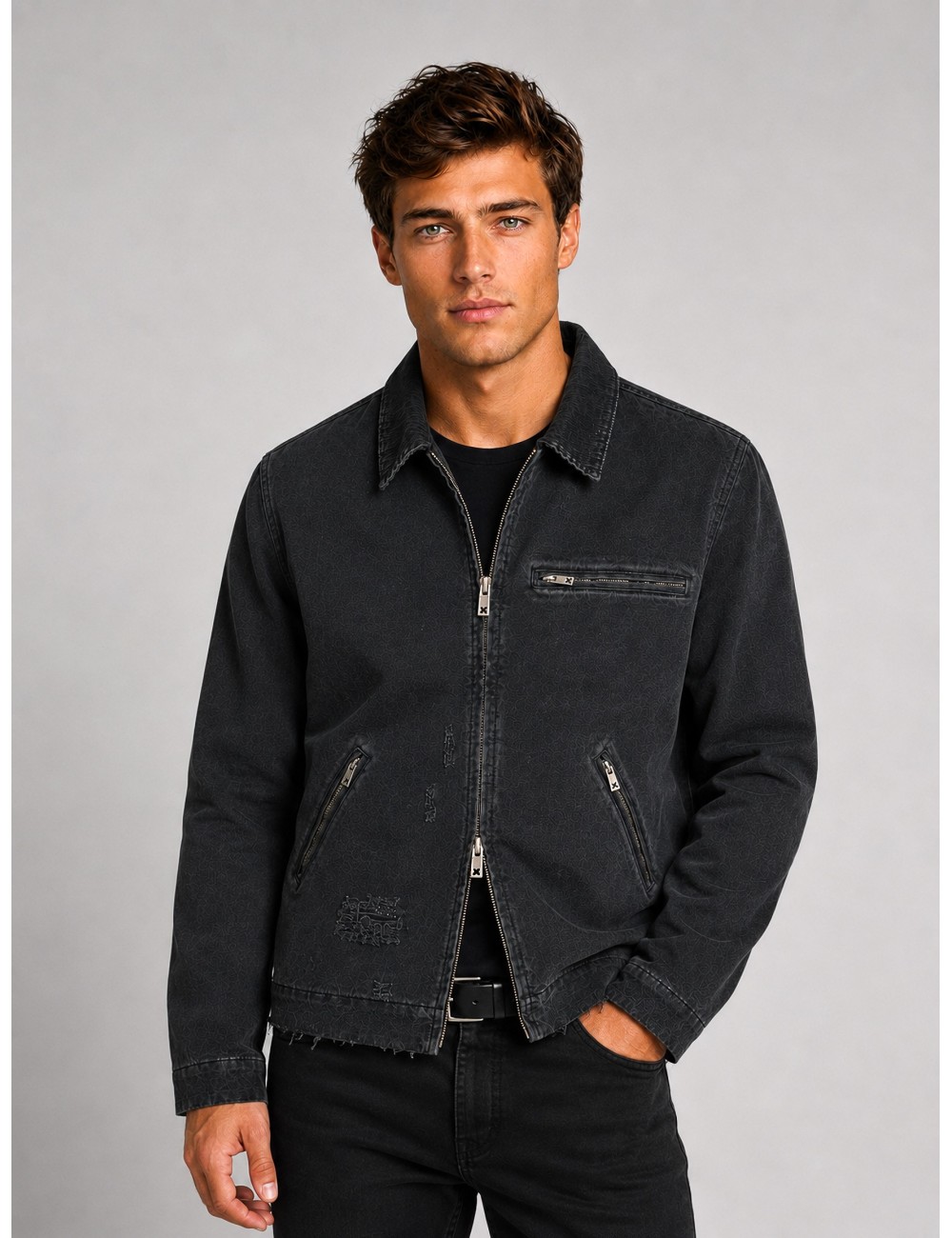 Chaqueta The Work Jacket de Represent en negro