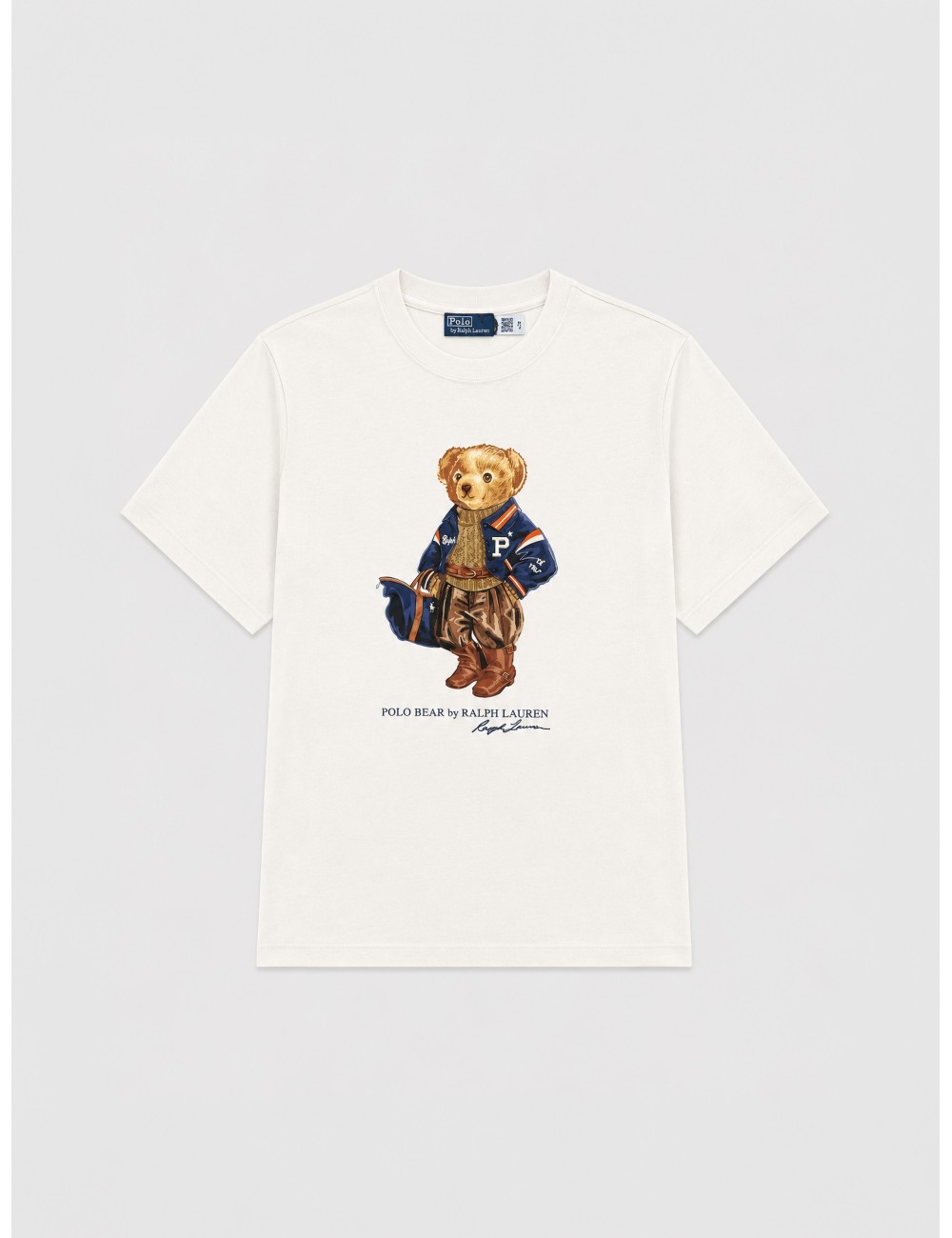 Camiseta Polo Bear Cotton Jersey de Polo Ralph Lauren en blanco