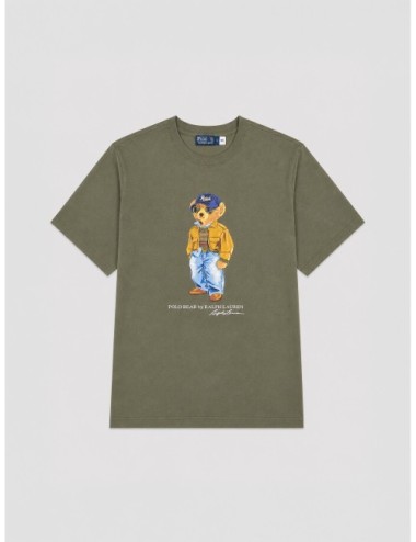 Camiseta Polo Bear Cotton Jersey de Polo Ralph Lauren en verde oliva