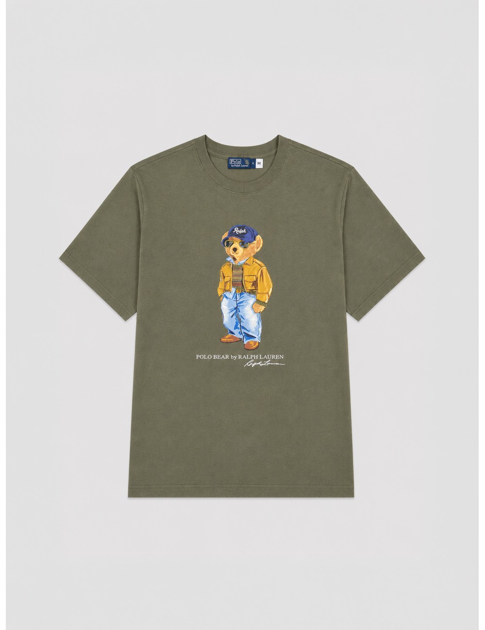 Camiseta Polo Bear Cotton Jersey de Polo Ralph Lauren en verde oliva
