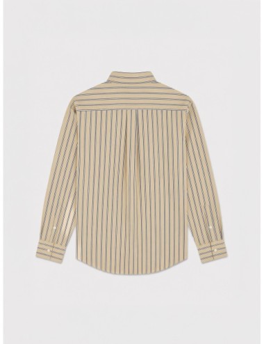 Camisa Relaxed Fit Striped de Polo Ralph Lauren en beige azul marino y blanco