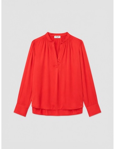 Camisa Tink Satin de Zadig & Voltaire en rojo
