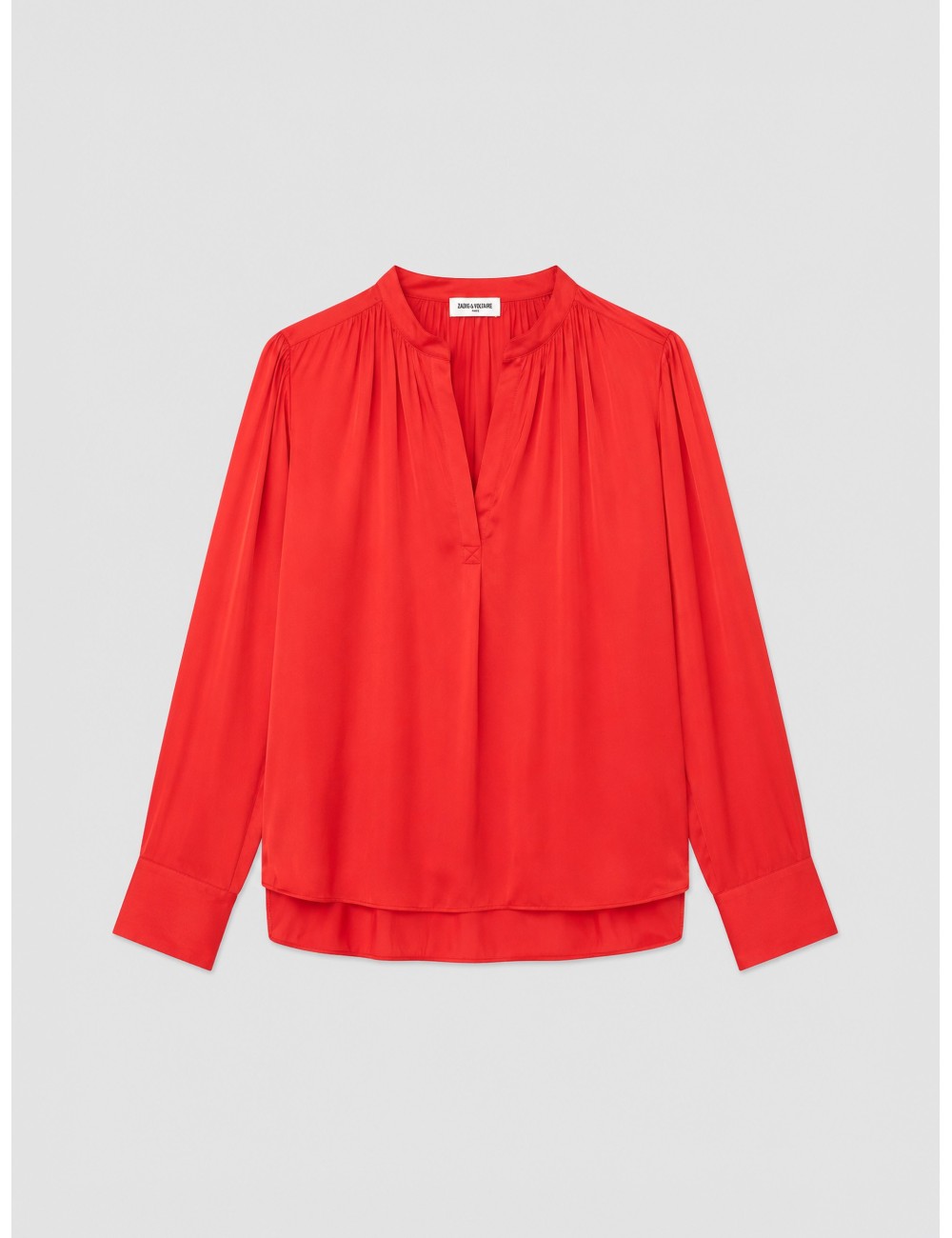 Camisa Tink Satin de Zadig & Voltaire en rojo