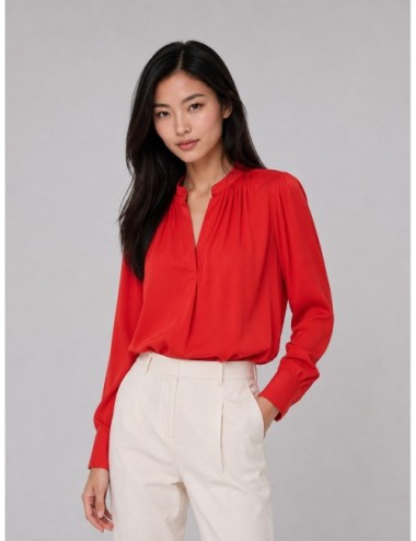 Camisa Tink Satin de Zadig & Voltaire en rojo