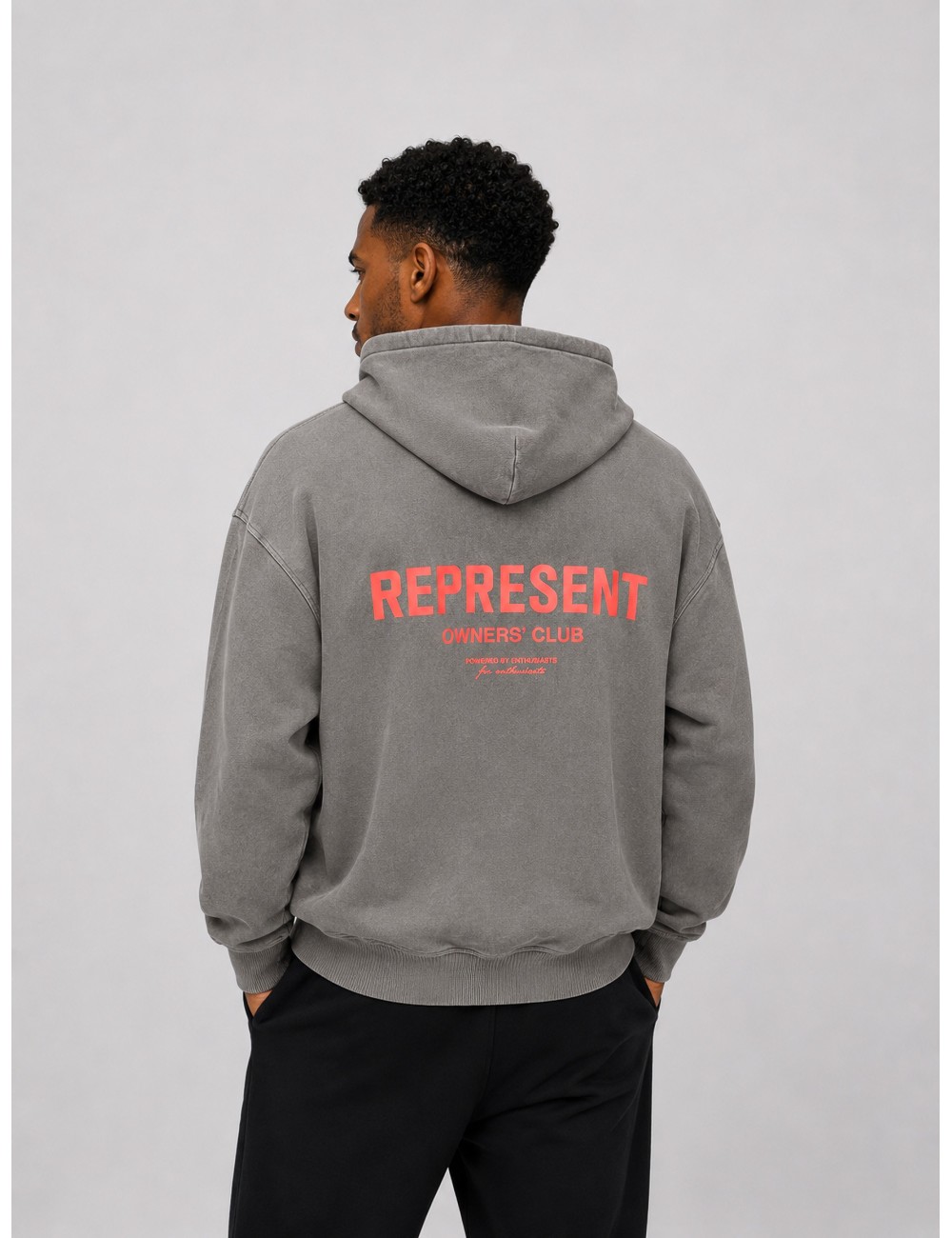 Sudadera Owners Club Hoodie de Represent en negro