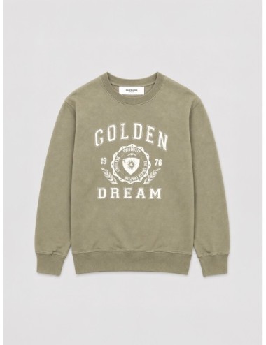 Sudadera Archibald de Golden Goose en verde oliva