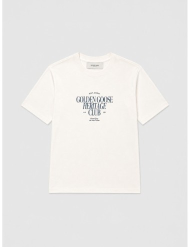 Camiseta Journey Collection de Golden Goose en blanco