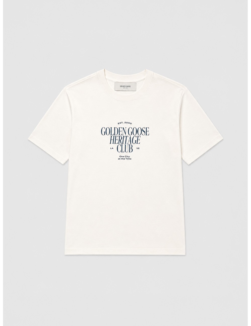 Camiseta Journey Collection de Golden Goose en blanco