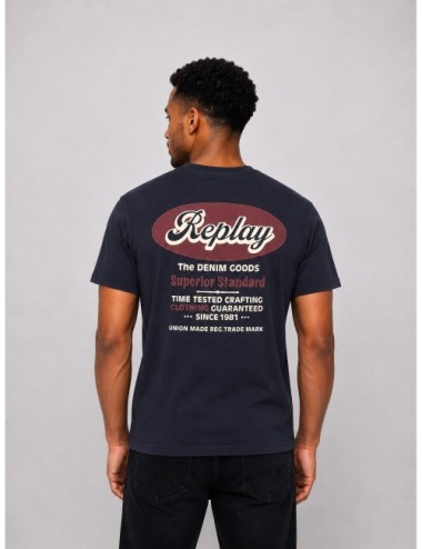 Camiseta Superior de Replay en negro
