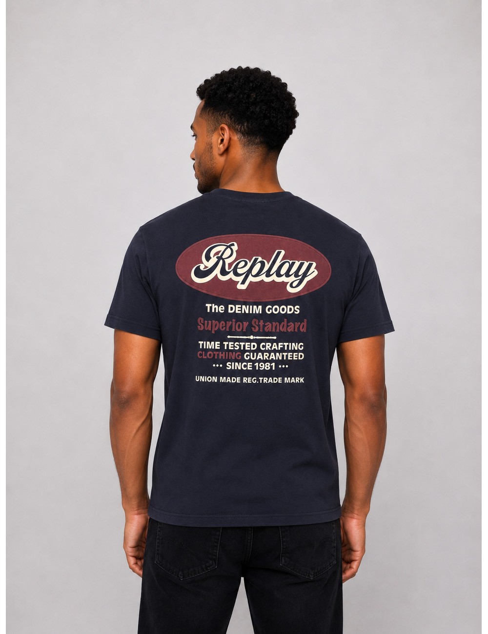 Camiseta Superior de Replay en negro