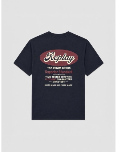 Camiseta Superior de Replay en negro