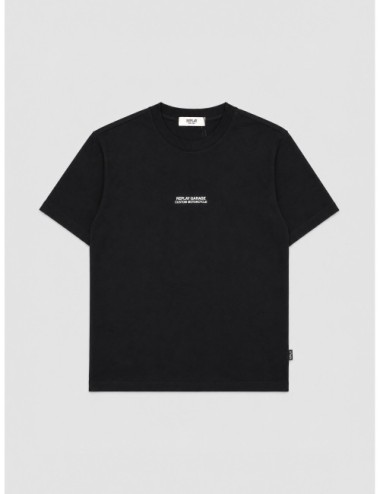 Camiseta Garage Custom de Replay en negro