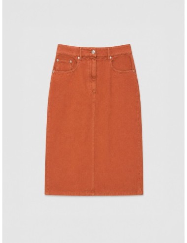 Falda Jupe Lizzie de A.P.C. en burdeos
