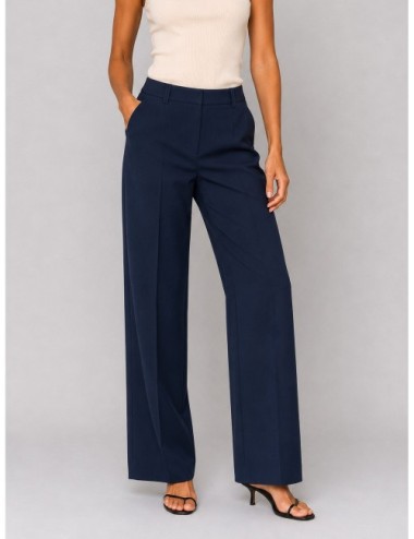 Pantalón Visivo de Weekend Max Mara en azul marino